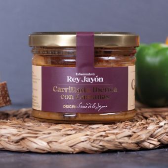 Carrillada ibérica con castañas