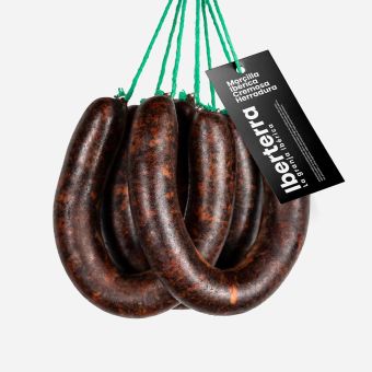 Morcilla ibérica de herradura cremosa
