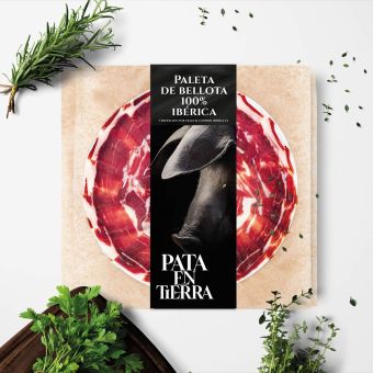 Paleta de bellota 100% ibérica Pata en Tierra