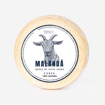Queso de cabra de leche cruda Malandá