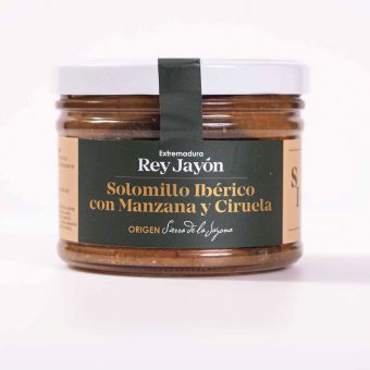 Solomillo ibérico con manzana